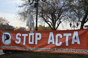 STOP ACTA at Thessaloniki Greece