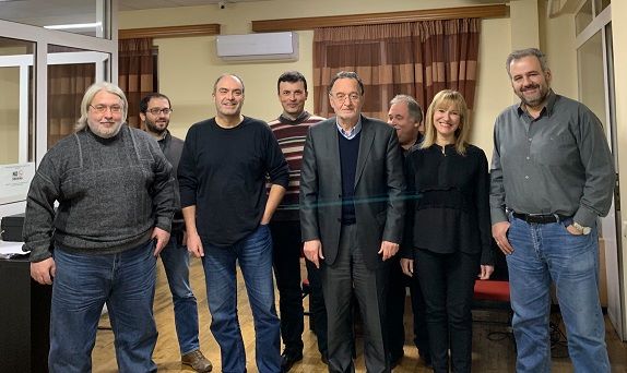 Ανακοίνωση για τις διαπραγματεύσεις με ΛΑ.Ε. για πιθανή εκλογική συνεργασία.