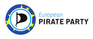 The logo of the European Pirate Party