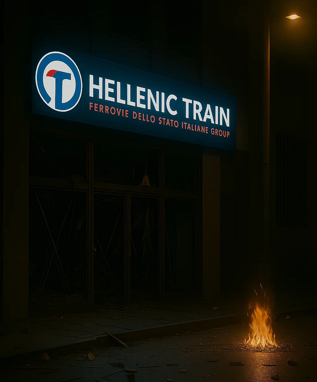 Για τη βομβιστική επίθεση στα γραφεία της Hellenic Train